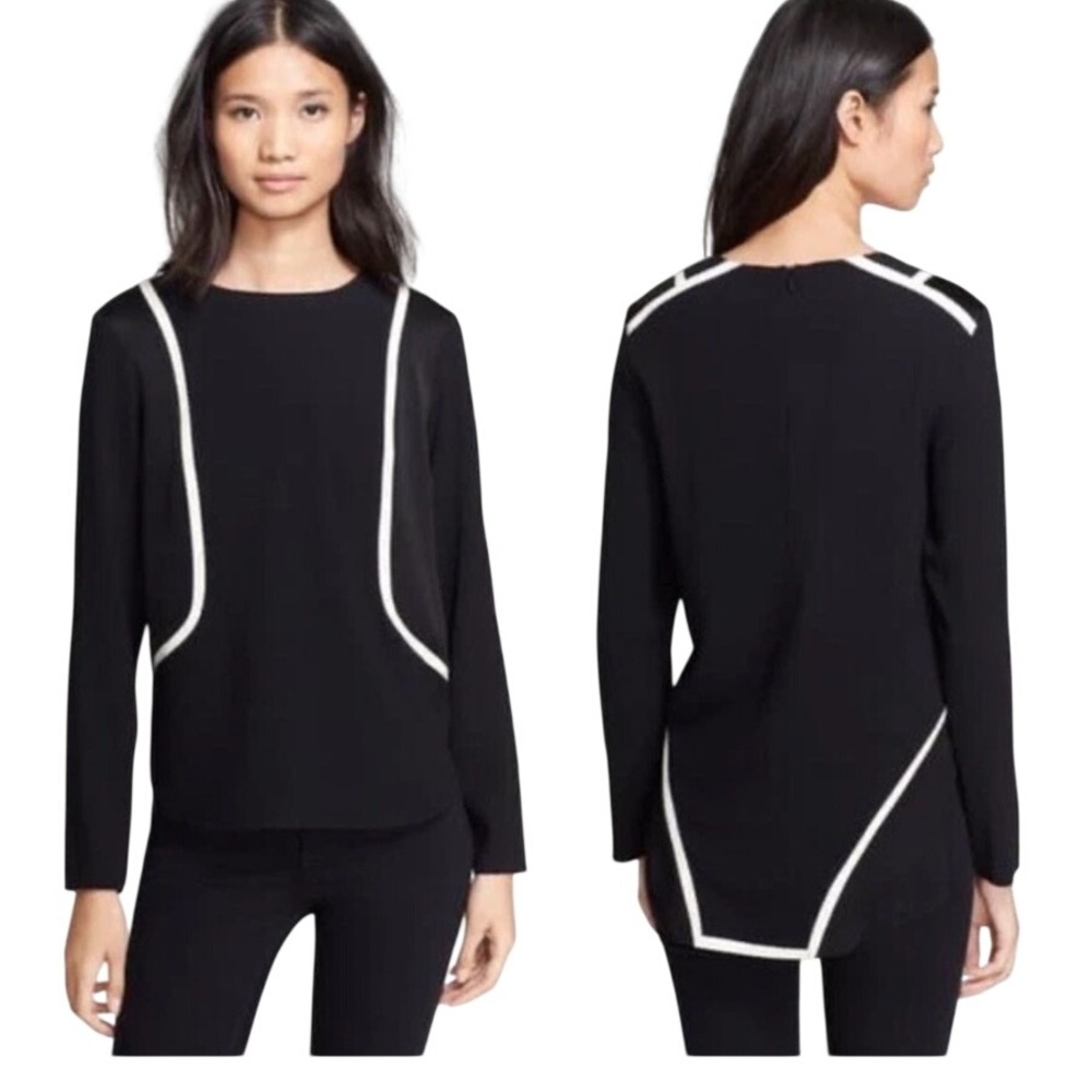 NWOT Rag & Bone Andrea Long Sleeve Modern Designer Top XS